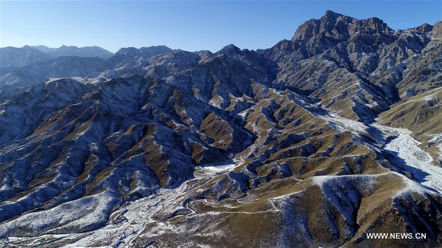 CHINA-NINGXIA-HELAN MOUNTAIN-WINTER SCENERY (CN)