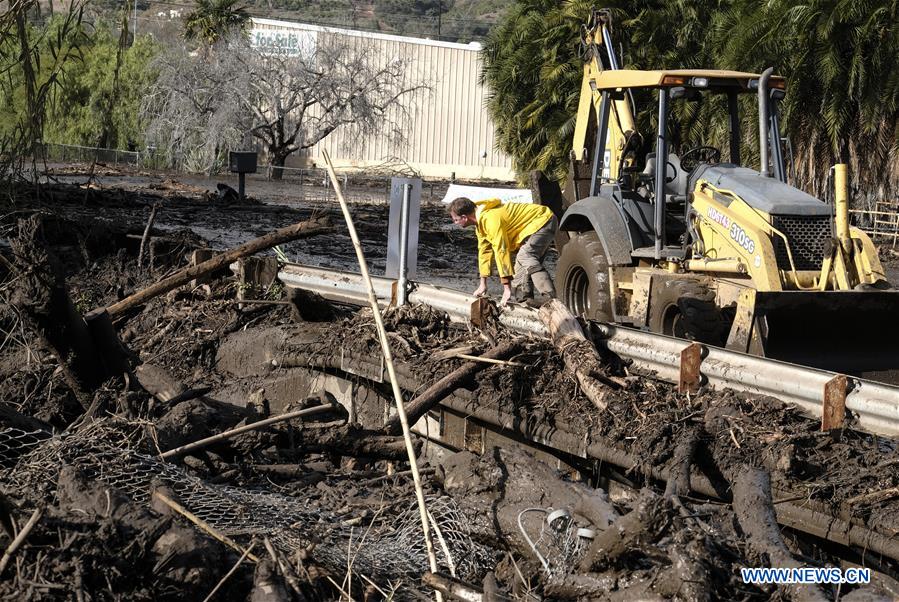 U.S.-CALIFORNIA-MUDSLIDES