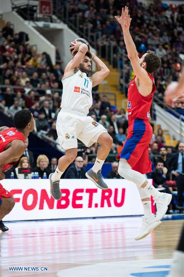 (SP)RUSSIA-MOSCOW-EUROLEAGUE-CSKA VS REAL MADRID