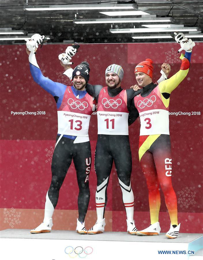 (SP)OLY-SOUTH KOREA-PYEONGCHANG-LUGE-MEN'S SINGLES