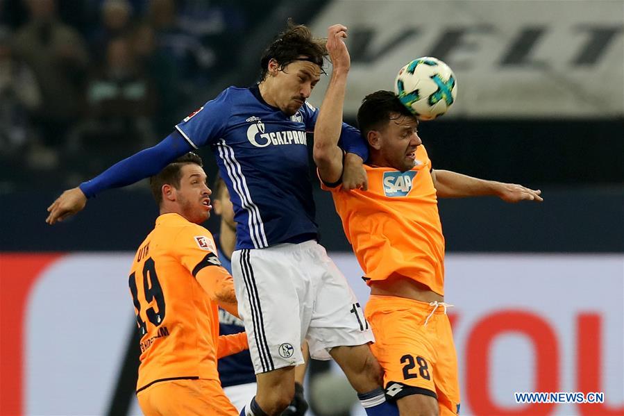 (SP)GERMANY-GELSENKIRCHEN-SOCCER-BUNDESLIGA-HOFFENHEIM VS SCHALKE