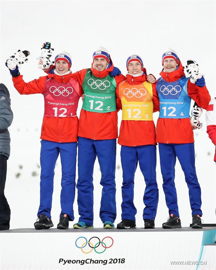 (SP)OLY-SOUTH KOREA-PYEONGCHANG-SKI JUMPING-MEN'S TEAM