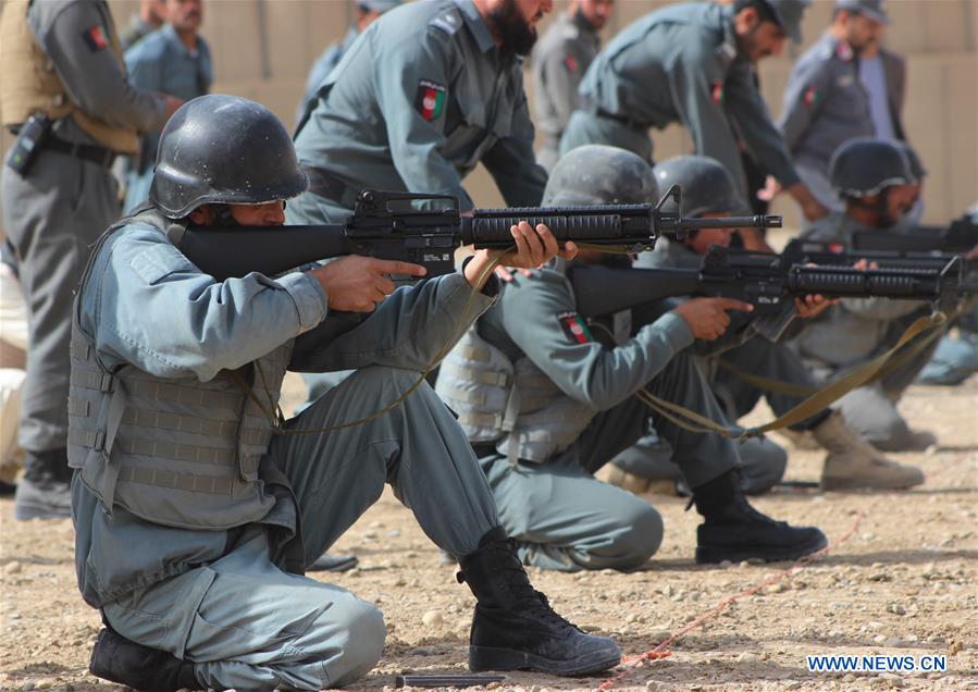 AFGHANISTAN-HELMAND-LASHKAR GAH-MILITARY TRAINING