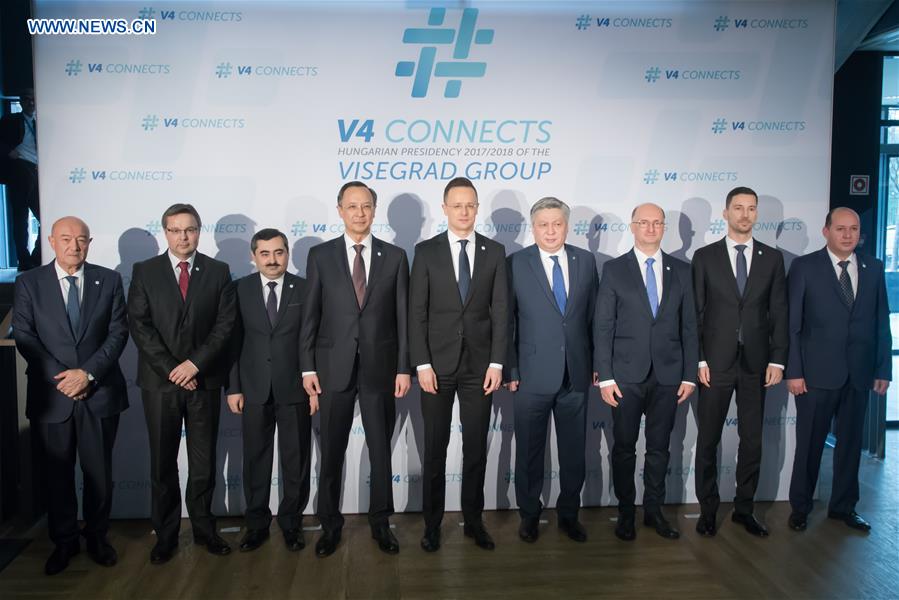 HUNGARY-BUDAPEST-VISEGRAD-CENTRAL ASIA-MEETING