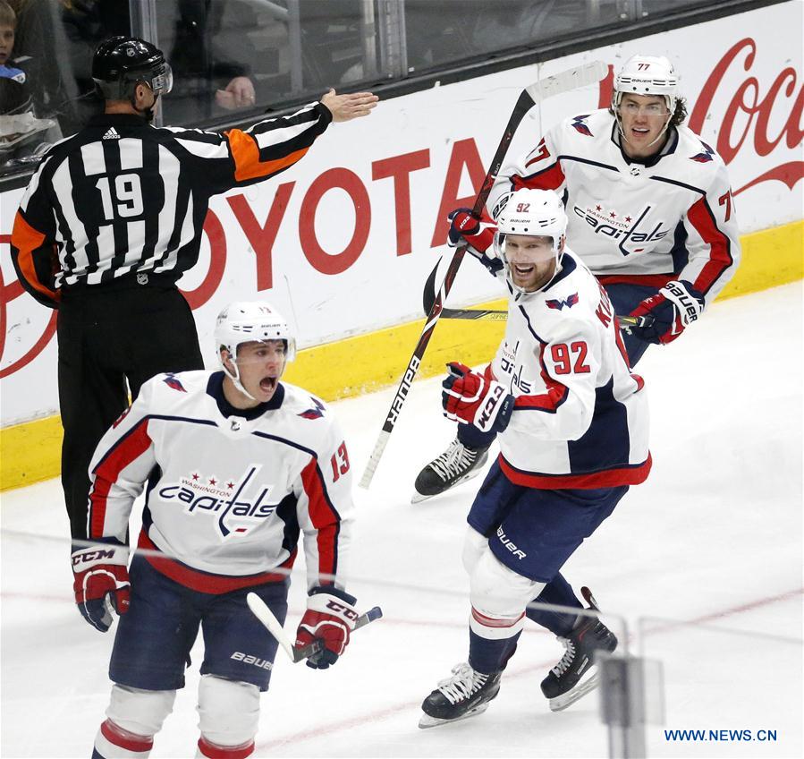 (SP)U.S.-LOS ANGELES-ICE HOCKEY-NHL-LOS ANGELES KINGS VS WASHINGTON CAPITALS