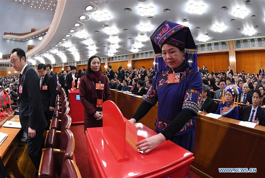 (TWO SESSIONS)CHINA-BEIJING-NPC-THIRD PLENARY MEETING (CN)