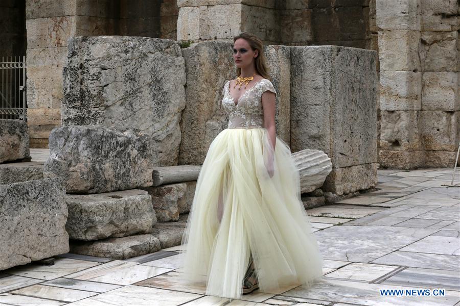 GREECE-ATHENS-ACROPOLIS-FASHION SHOW