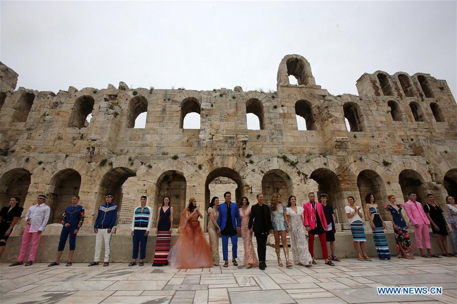 GREECE-ATHENS-ACROPOLIS-FASHION SHOW