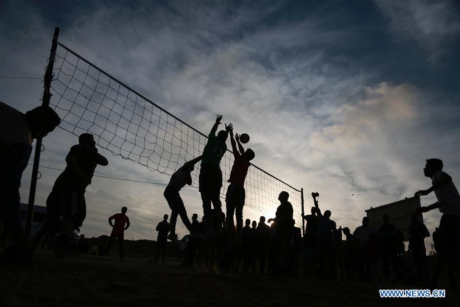 MIDEAST-GAZA-BORDER-MASS RALLY