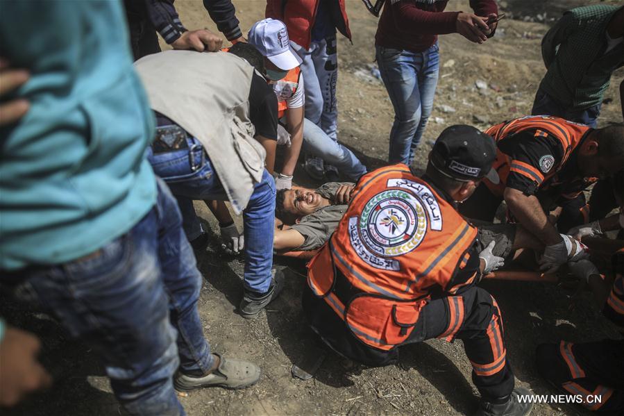 MIDEAST-GAZA-CLASHES-MEDICS