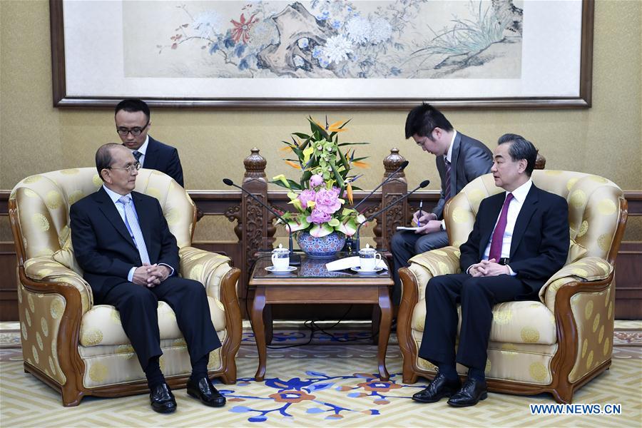 CHINA-BEIJING-WANG YI-MYANMAR-MEETING (CN)