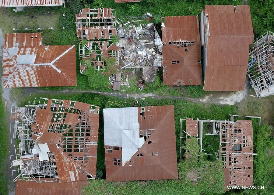 INDONESIA-NORTH SUMATRA-MOUNT SINABUNG-EMPTY VILLAGE