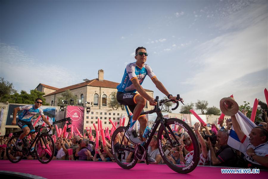 (SP)MIDEAST-JERUSALEM-CYCLING-GIRO D'ITALIA-PRESENTATION