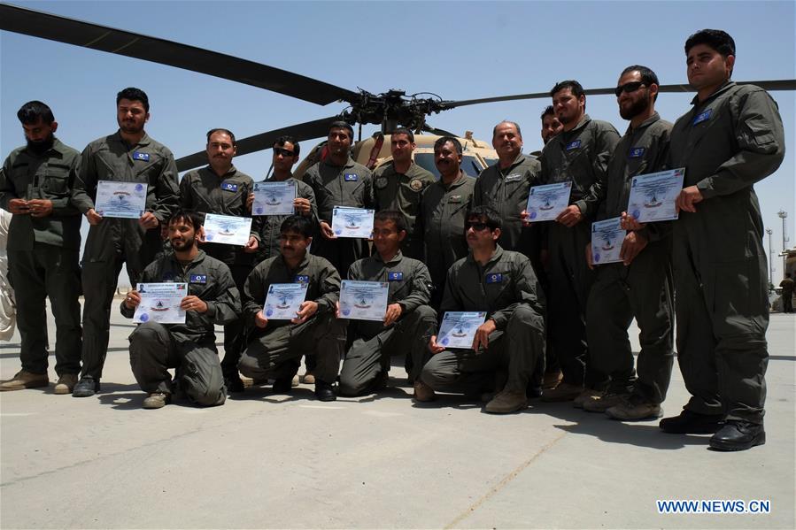 AFGHANISTAN-KANDAHAR-PILOT-GRADUATION