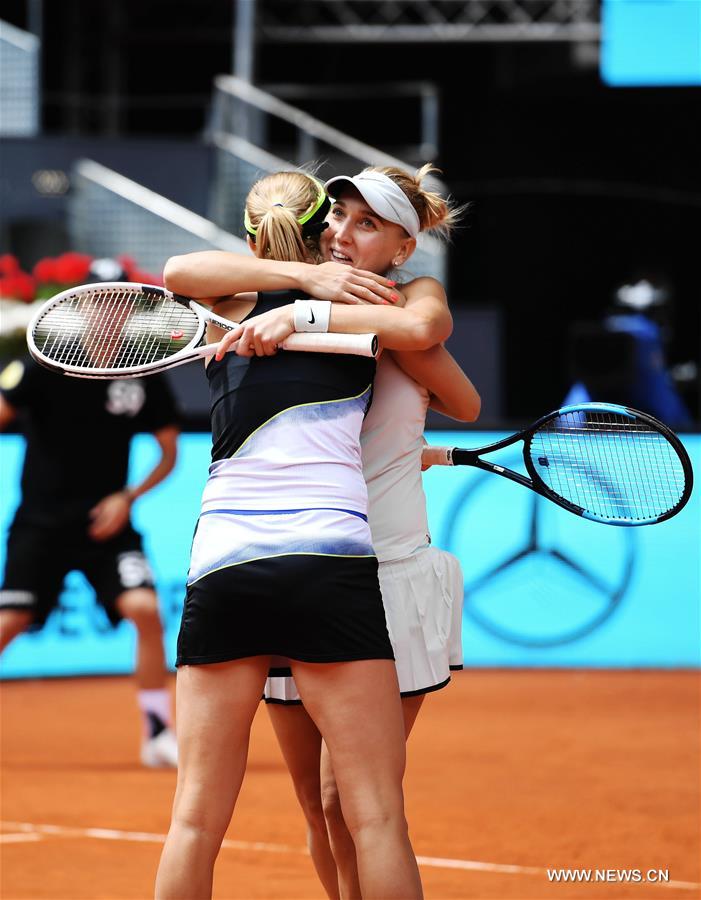 (SP)SPAIN-MADRID-TENNIS-2018 MADRID OPEN-WOMEN'S DOUBLES FINAL