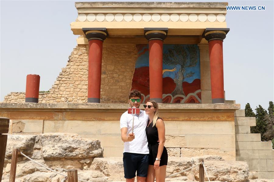 GREECE-HERAKLION-KNOSSOS-ARCHAEOLOGICAL SITE