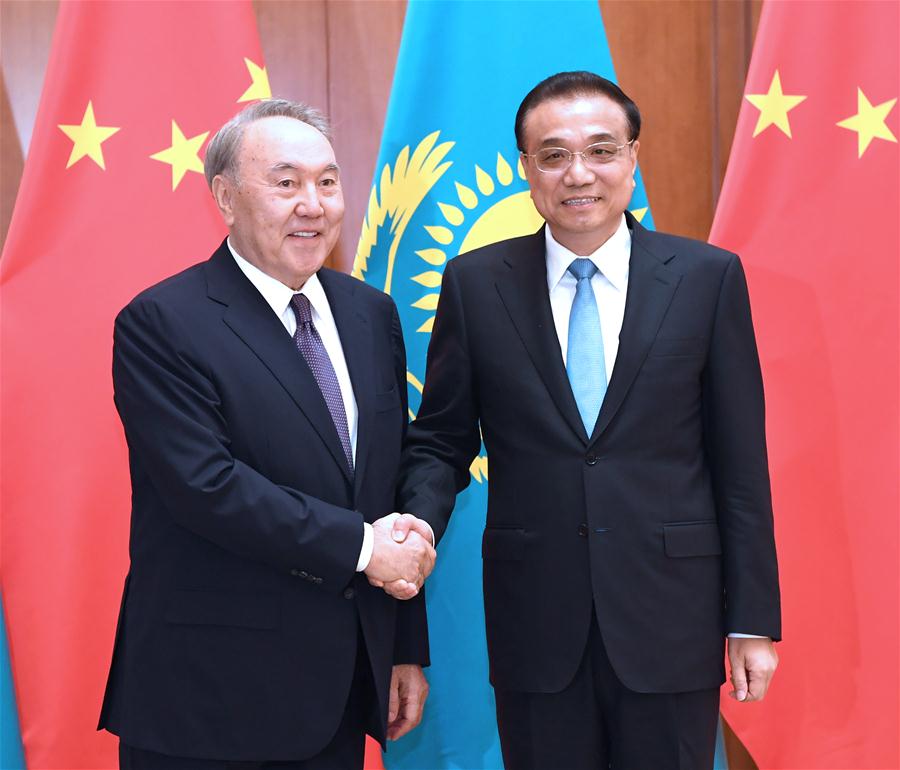 CHINA-BEIJING-LI KEQIANG-KAZAKH PRESIDENT-MEETING (CN)