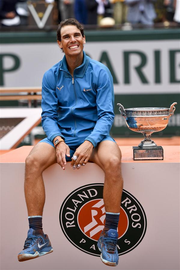 (SP)FRANCE-PARIS-TENNIS-FRENCH OPEN-DAY 15-MEN'S SINGLES FINAL-AWARDING CEREMONY