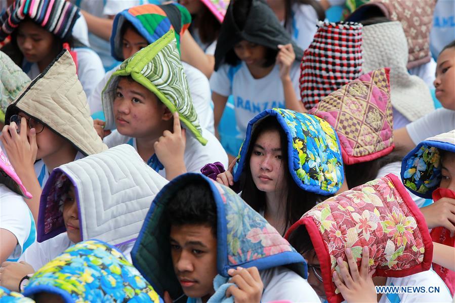 PHILIPPINES-RIZAL-EARTHQUAKE-DRILL