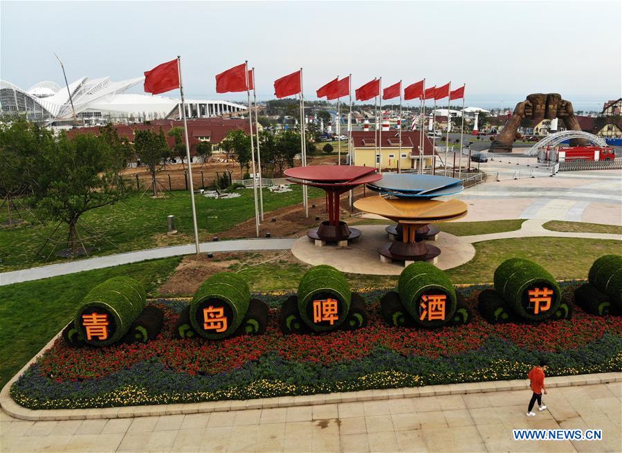 CHINA-SHANDONG-QINGDAO-BEER FESTIVAL-PREPARATION (CN)