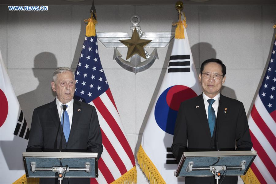 SOUTH KOREA-U.S.-DEFENSE CHIEFS-TALKS