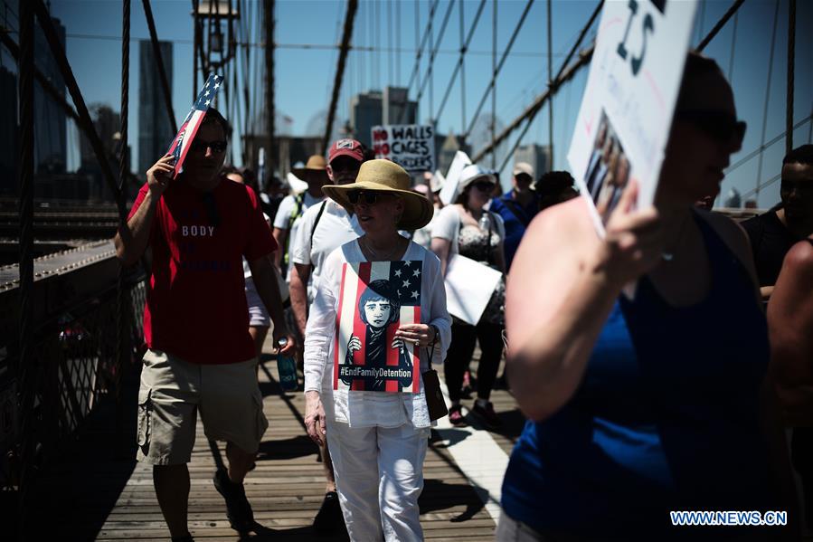 U.S.-NEW YORK-IMMIGRATION POLICY-PROTEST