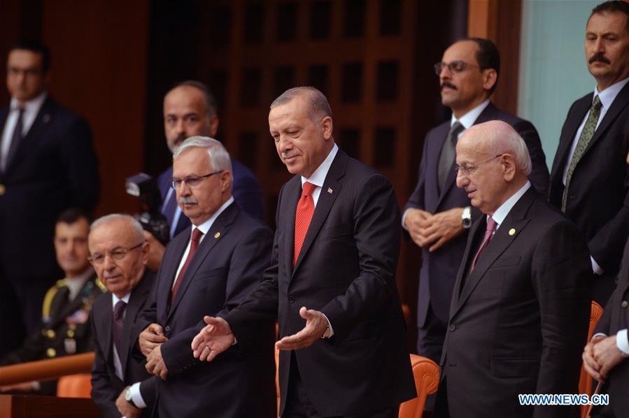 TURKEY-ANKARA-PARLIAMENT-OATH-TAKING