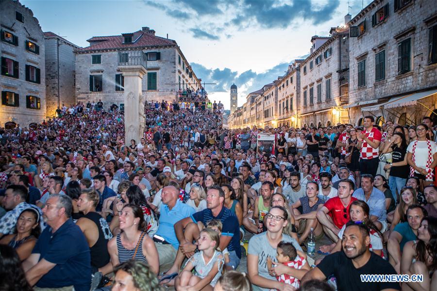 (SP)CROATIA-DUBROVNIK-SOCCER-FIFA WORLD CUP-FANS