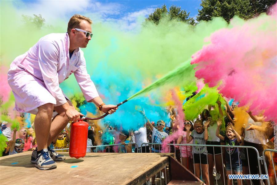 POLAND-MIKOLAJKI-COLOR RUN