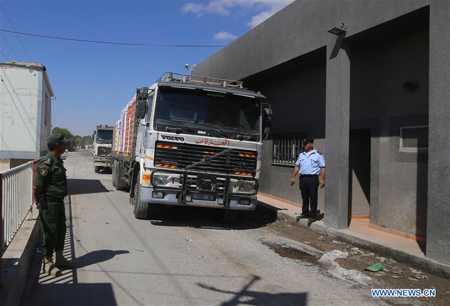 MIDEAST-GAZA-KEREM SHALOM CROSSING