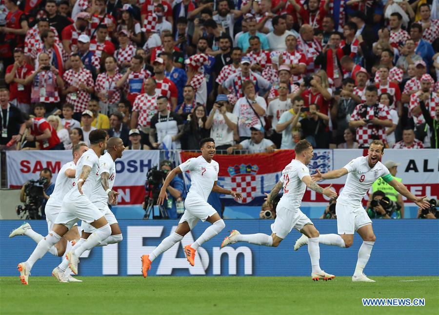 (SP)RUSSIA-MOSCOW-2018 WORLD CUP-SEMIFINAL-ENGLAND VS CROATIA