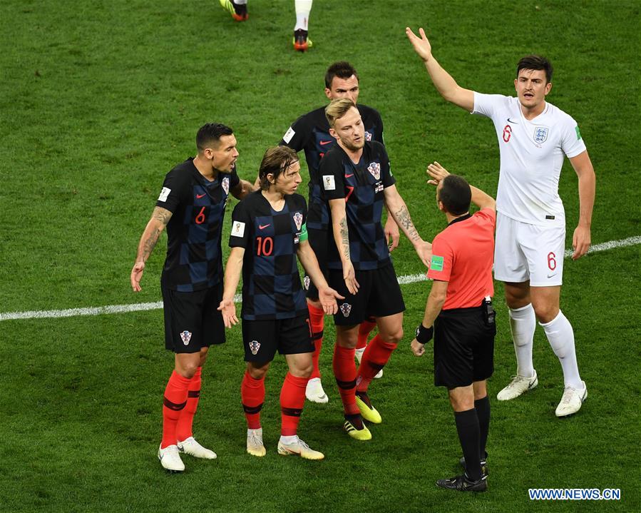 (SP)RUSSIA-MOSCOW-2018 WORLD CUP-SEMIFINAL-ENGLAND VS CROATIA