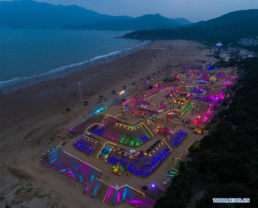 CHINA-ZHEJIANG-SAND SCULPTURE-FESTIVAL (CN)