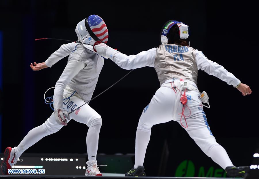 (SP)CHINA-JIANGSU-WUXI-FENCING-WORLD CHAMPIONSHIPS (CN)