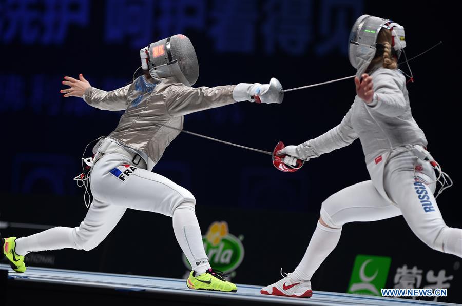 (SP)CHINA-JIANGSU-WUXI-FENCING-WORLD CHAMPIONSHIPS (CN)