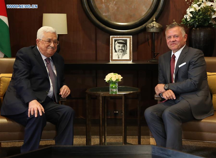 JORDAN-AMMAN-KING-PALESTINIAN PRESIDENT-MEETING