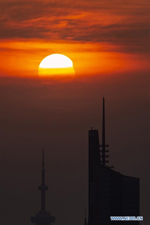 #CHINA-JIANGSU-PARTIAL SOLAR ECLIPSE (CN)