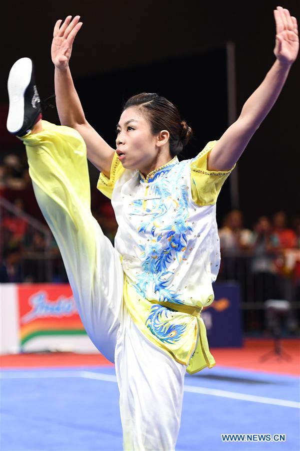 (SP)INDONESIA-JAKARTA-ASIAN GAMES-WUSHU-WOMEN'S CHANGQUAN