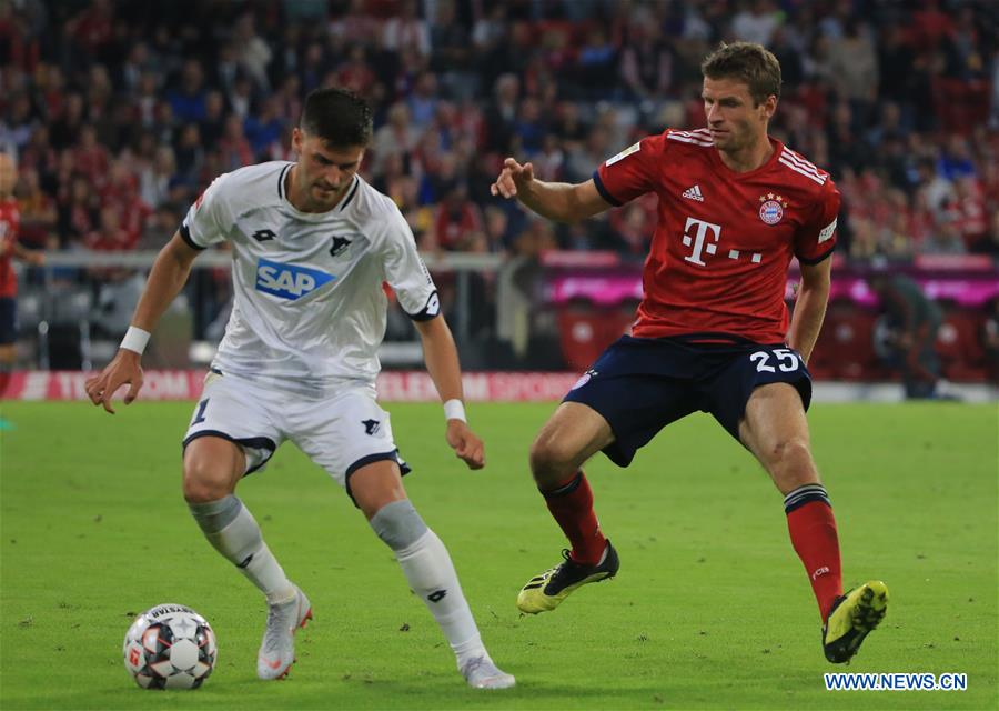 (SP)GERMANY-MUNICH-SOCCER-BUNDESLIGA-BAYERN MUNICH VS HOFFENHEIM