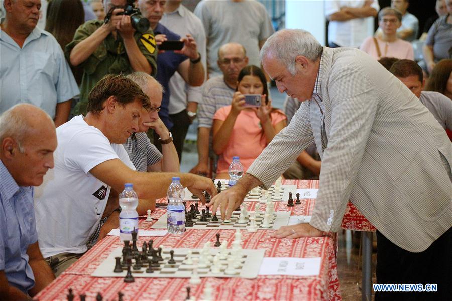 (SP)CROATIA-ZAGREB-CHESS-EXHIBITON MATCH