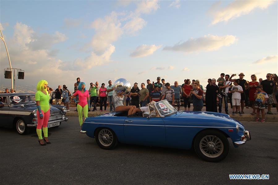 LEBANNON-BEIRUT-CLASSIC CAR-PARADE