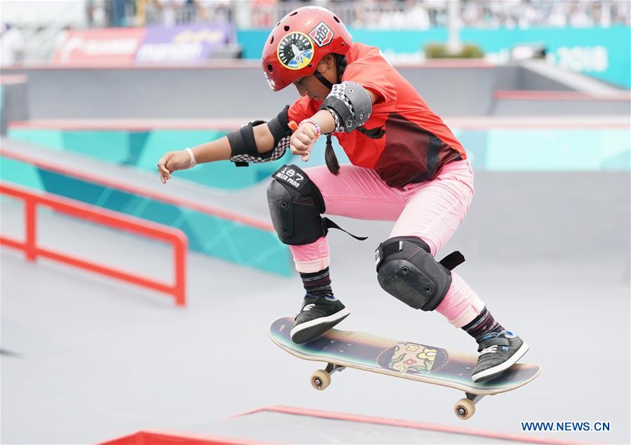 (SP)INDONESIA-PALEMBANG-ASIAN GAMES-SKATEBOARD