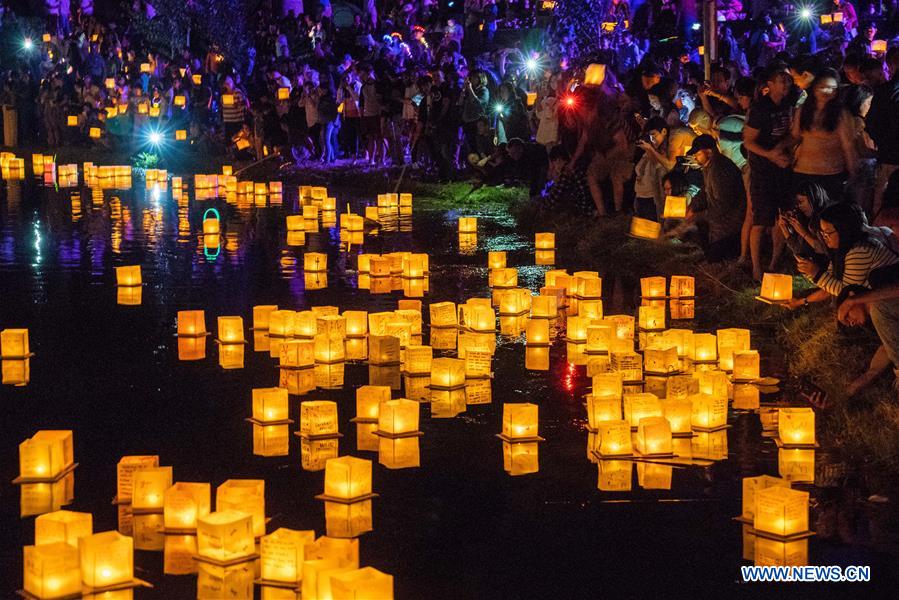 US-LOS ANGELES-WATER LANTERN FESTIVAL