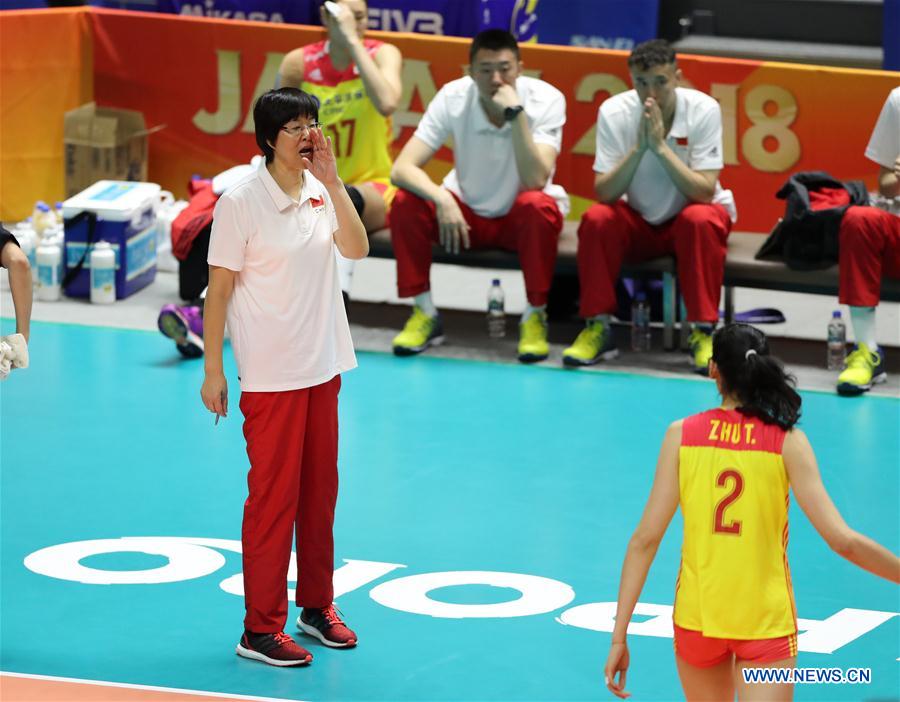 (SP)JAPAN-SAPPORO-VOLLEYBALL-WOMEN'S WORLD CHAMPIONSHIP-CHINA VS TURKEY