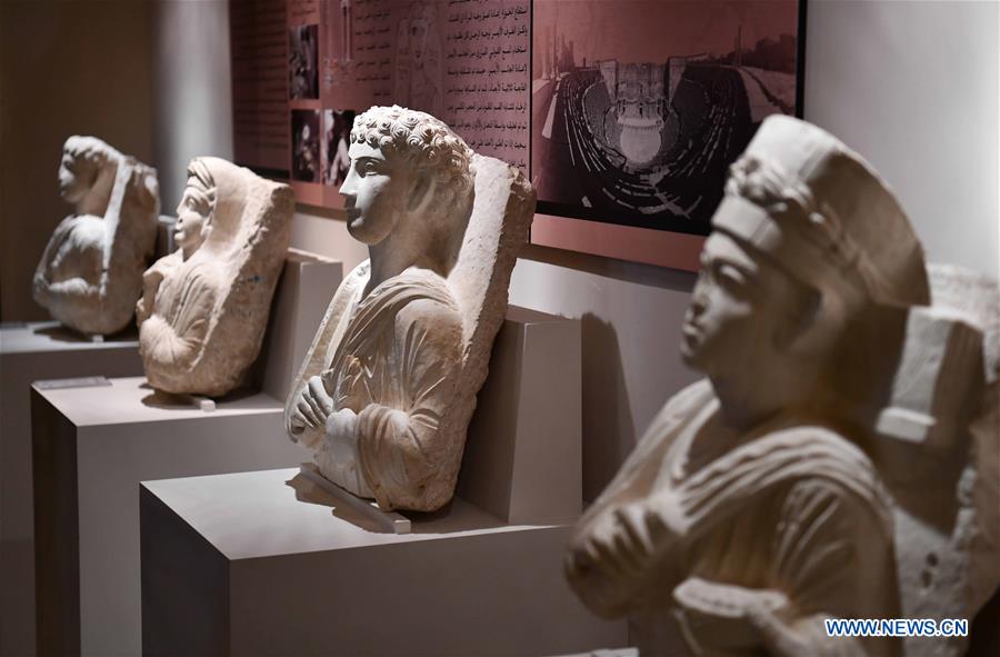 SYRIA-DAMASCUS-ANTIQUITIES-EXHIBITION