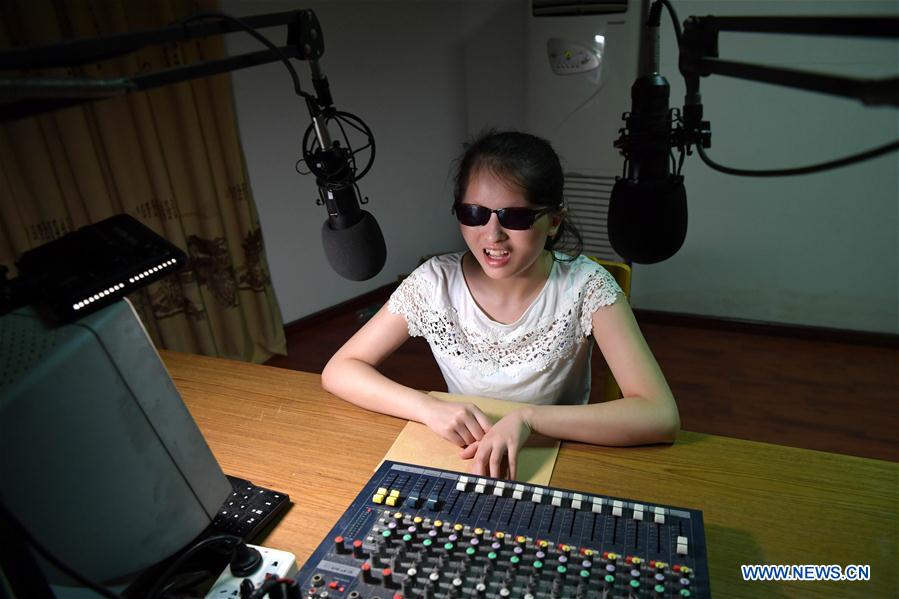 CHINA-VISUALLY IMPAIRED GIRL-BROADCASTING DREAM (CN)