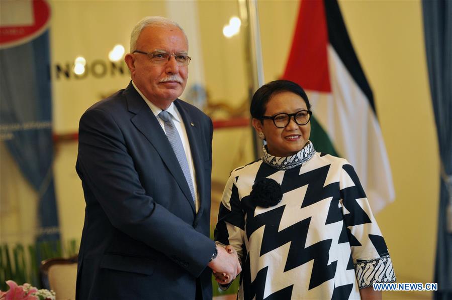 INDONESIA-JAKARTA-PALESTINE-FM-VISIT