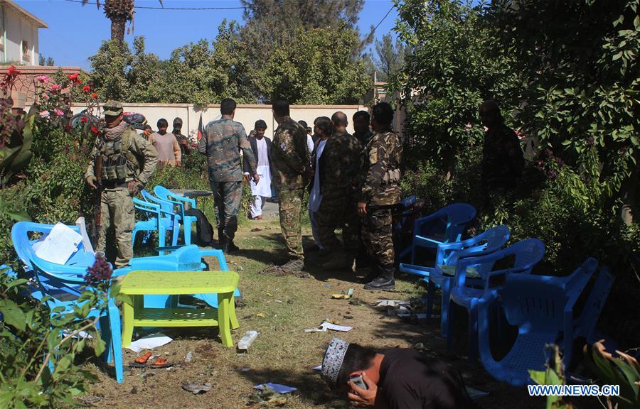 AFGHANISTAN-HELMAND-BLAST-ELECTION CAMPAIGN