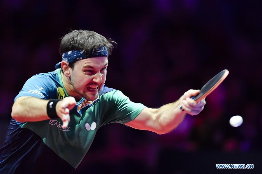 (SP)FRANCE-CHESSY-2018 ITTF MEN'S WORLD CUP-FINAL-FAN ZHENDONG VS TIMO BOLL