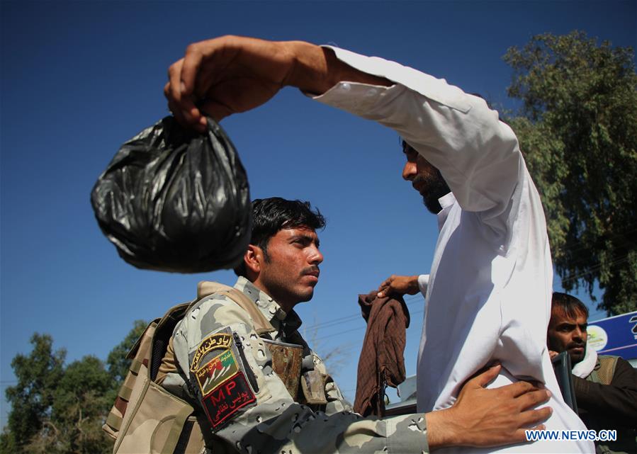 AFGHANISTAN-NANGARHAR-SECURITY CHECKPOINT